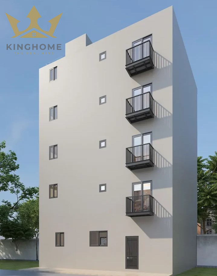 Phối cảnh thiết kế chung cư mini 5 tầng – Góc 6
