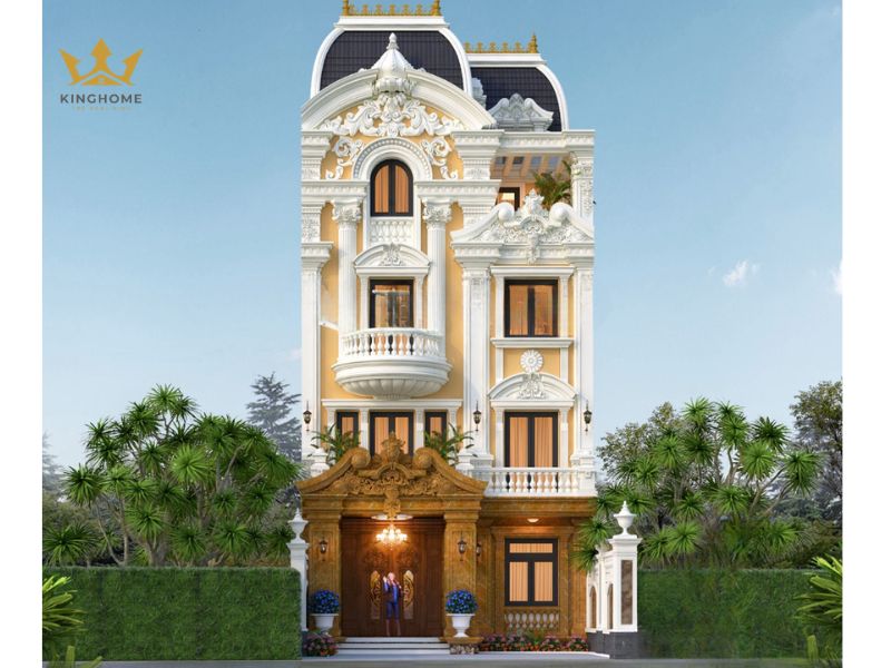 12-Biệt thự mini 4 tầng mặt tiền 8m sang trọng