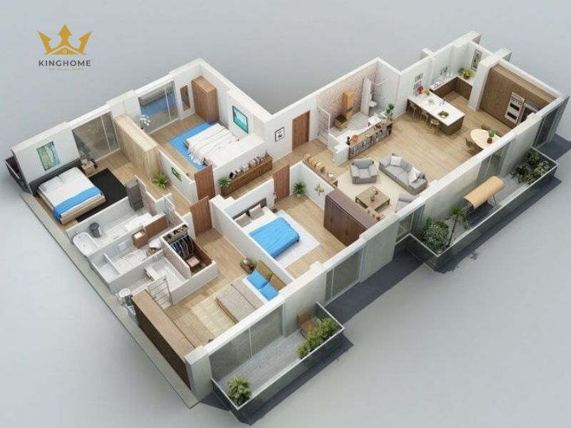 15-Công năng sử dụng cần tối ưu mọi m2 trong biệt thự