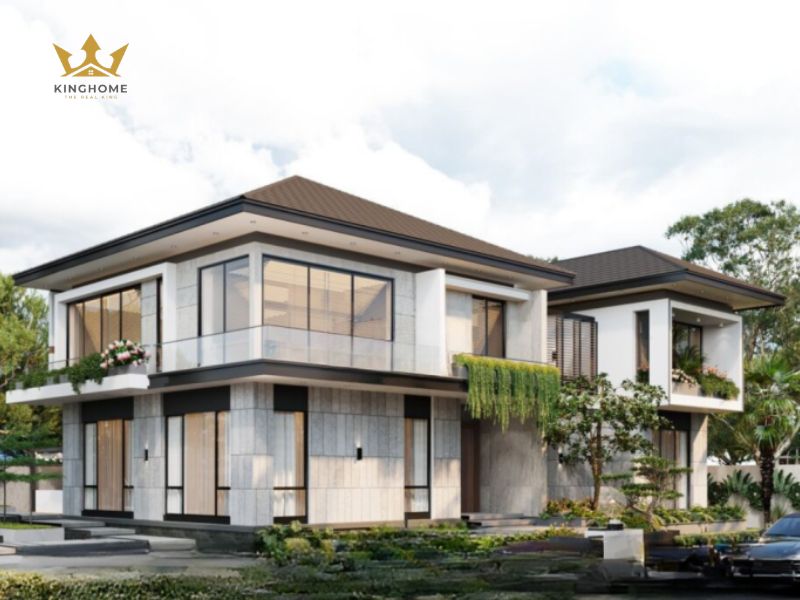 16-Mẫu biệt thự hiện đại nghỉ dưỡng 1 tầng 1 lầu đẹp tại Ninh Bình