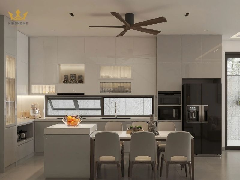 Thiết kế chủ đạo là các tone màu trung tính 
