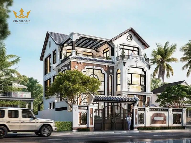 6-Sự phối hợp độc đáo giữa mái Thái và chi tiết vòm đặc trưng Đông Dương