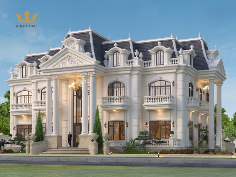 6-Mẫu biệt thự nghỉ dưỡng 2 tầng cổ điển quyền quý