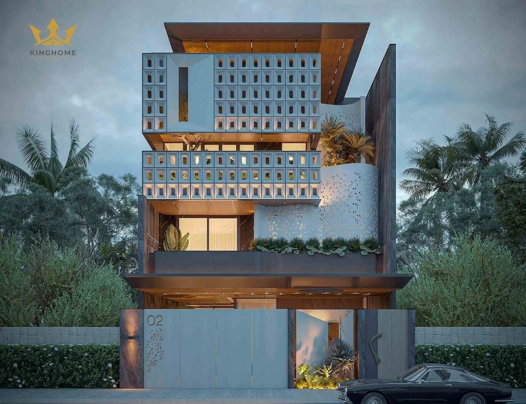 Dự án biệt thự thực hiện bởi công ty thiết kế nhà King Home