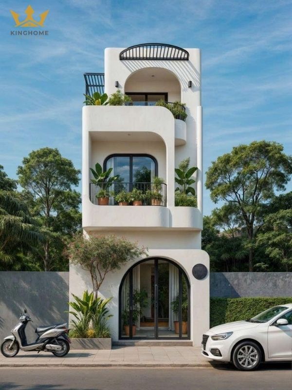 Diện tích 100m2/mặt sàn phù hợp cho gia đình có từ 4 - 5 thành viên
