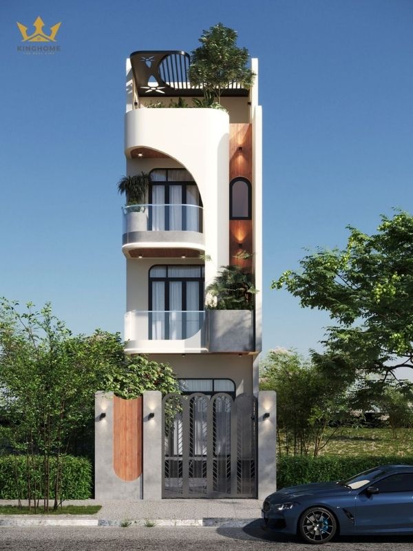 Thiết kế mẫu nhà ống 4 tầng diện tích 5x20m rộng rãi