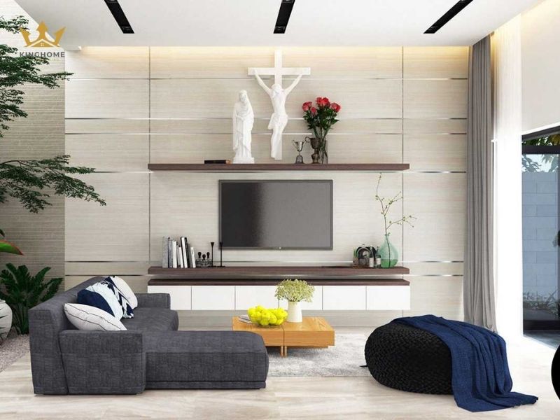 Tối ưu diện tích phòng khách 15m2 cho nhà phố