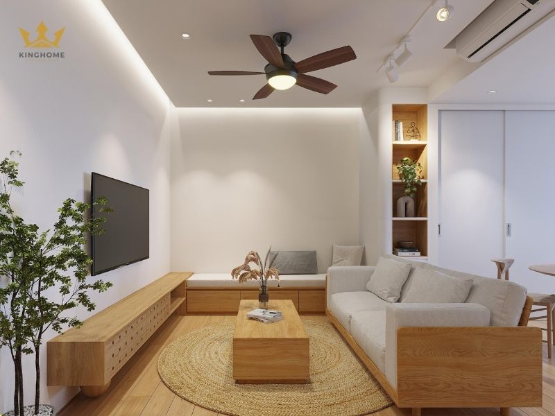Thiết kế chung cư mini 20m2 phong cách tối giản 