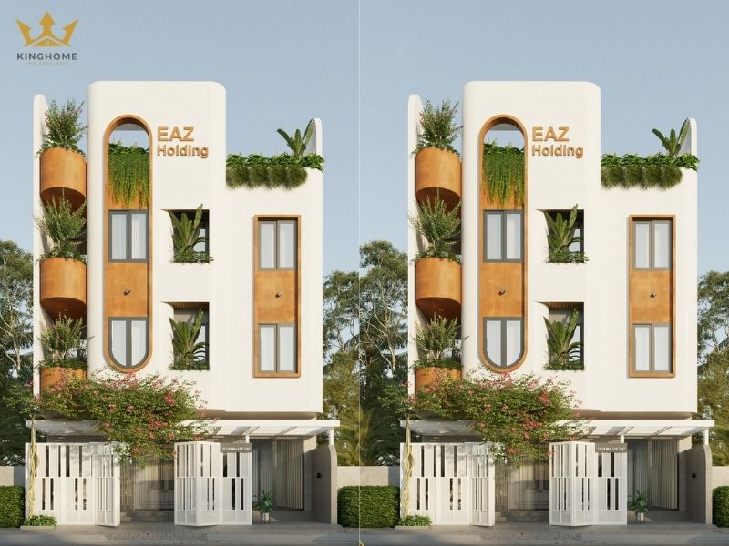 Mẫu thiết kế thi công tòa nhà văn phòng cho thuê đẹp