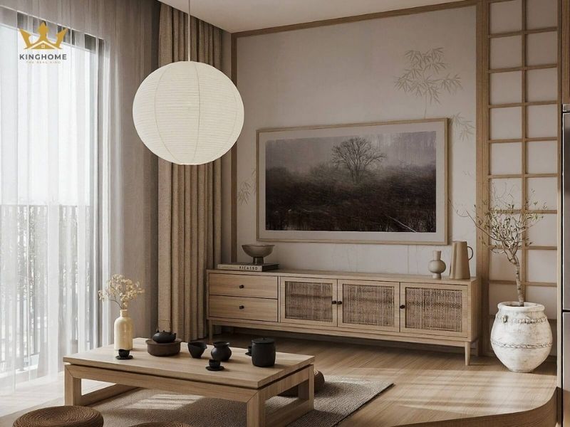 Thiết kế căn hộ mini diện tích 20m2 phong cách Japandi 