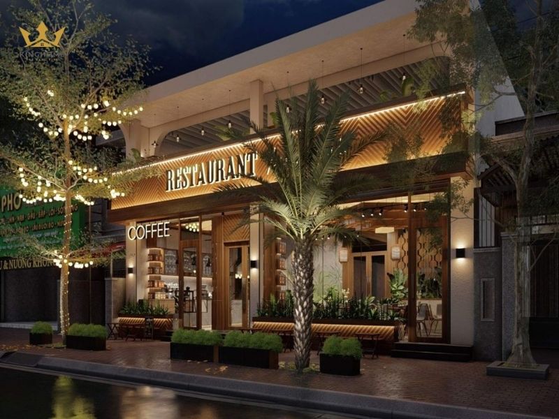 Thiết kế kết hợp nhà hàng và quán cafe tối ưu khi kinh doanh 