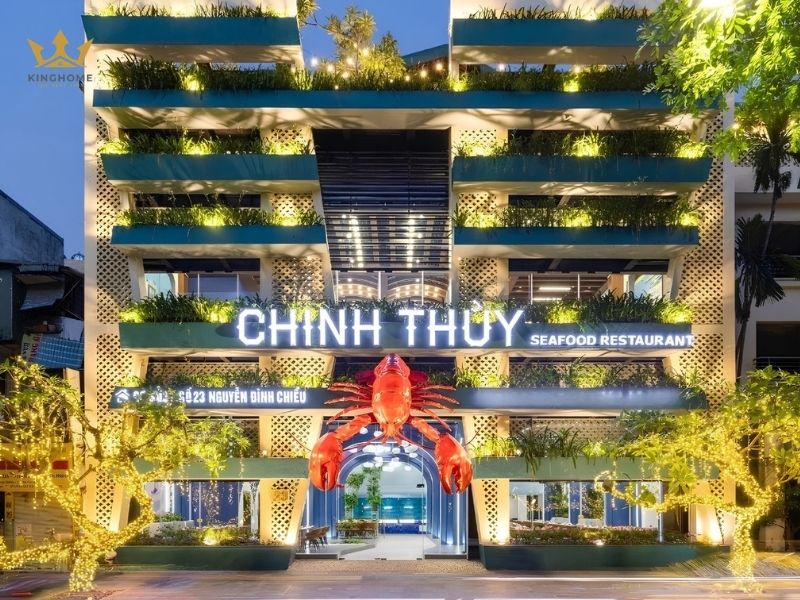 Dự án nhà hàng hải sản nổi bật và tiết kiệm kinh phí