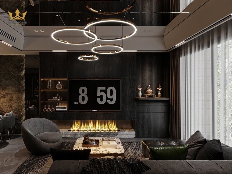 Mẫu thiết kế nhà chung cư đẹp 70m2 Luxury