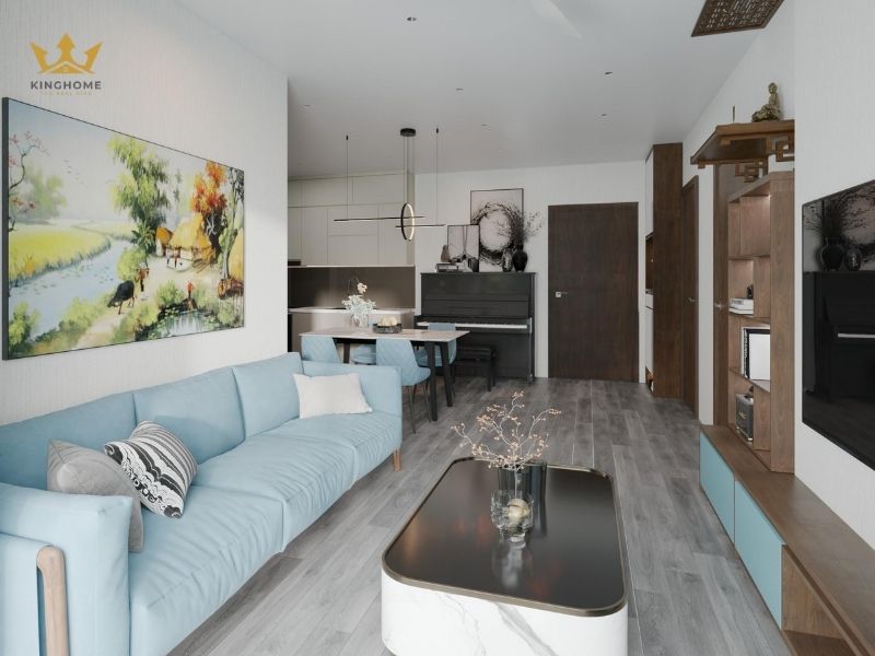 Nội thất chung cư mini 20m2 cho thuê đầy đủ tiện nghi 