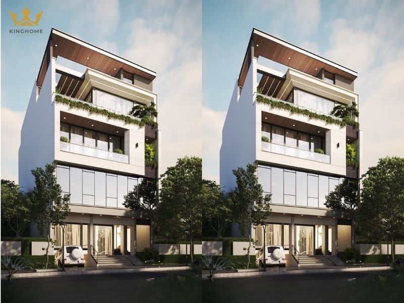 Dự án thiết kế văn phòng cho thuê hiện đại có tầng hầm