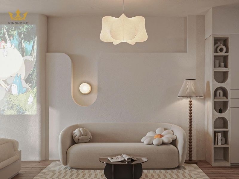 Chung cư mini 20m2 với 1 phòng ngủ và 1 phòng khách 