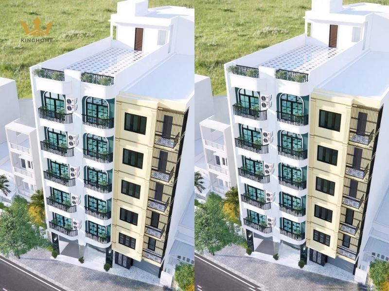 Xây dựng chung cư mini từ 5 - 6 tầng tối ưu không gian cho thuê
