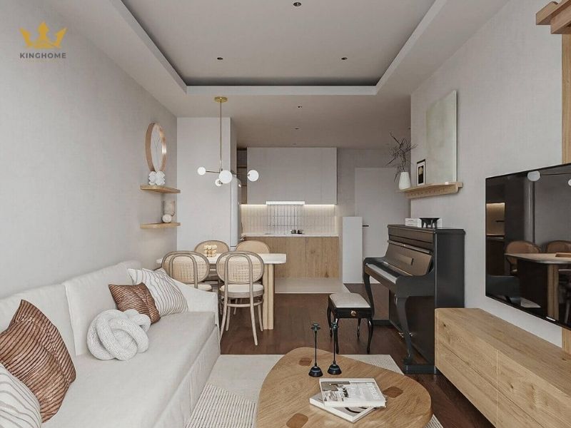 Tối ưu không gian chung cư 40m2 hiện đại 