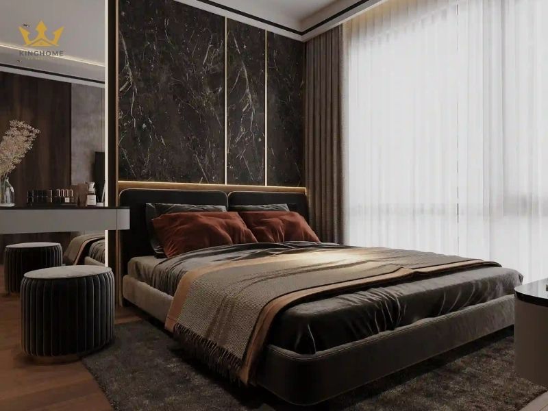 Tone màu chủ đạo là đen kết hợp với xám nổi bật