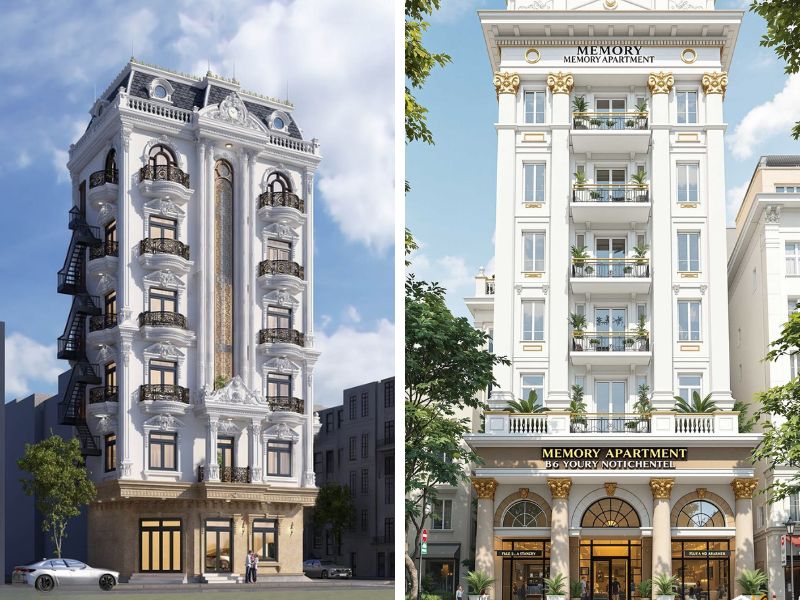 Thiết kế khách sạn 3 sao phong cách tân cổ điển