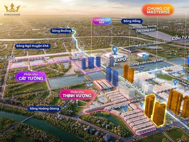Vinhomes Cổ Loa là một trong số những dư án trọng điểm được đầu tư 