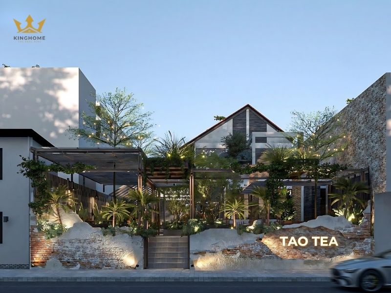 Dự án thiết kế nhà hàng sân vườn đẹp, tiết kiệm chi phí 