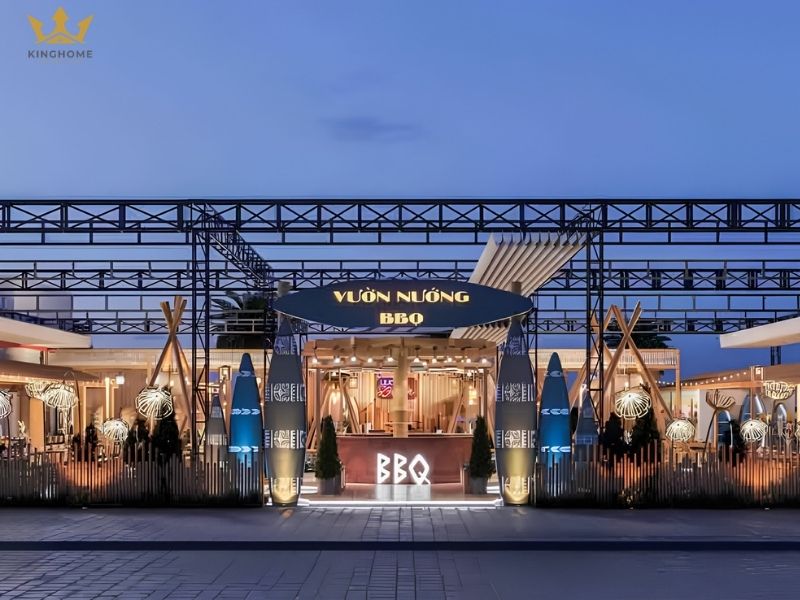 Nhà hàng nướng sân vườn không gian chill và rộng 