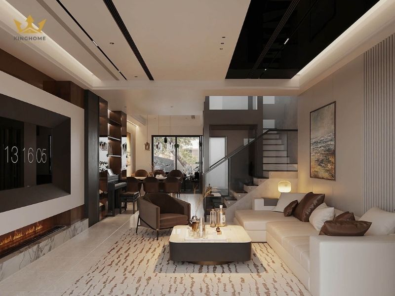 Dự án thiết kế nội thất Bắc Ninh phong cách hiện đại