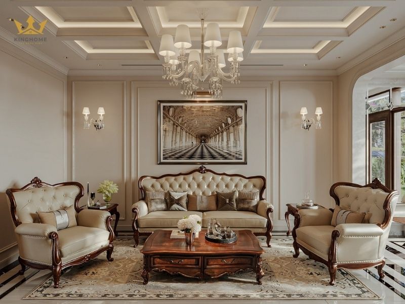 Không gian thiết kế nội thất Penthouse tân cổ điển 