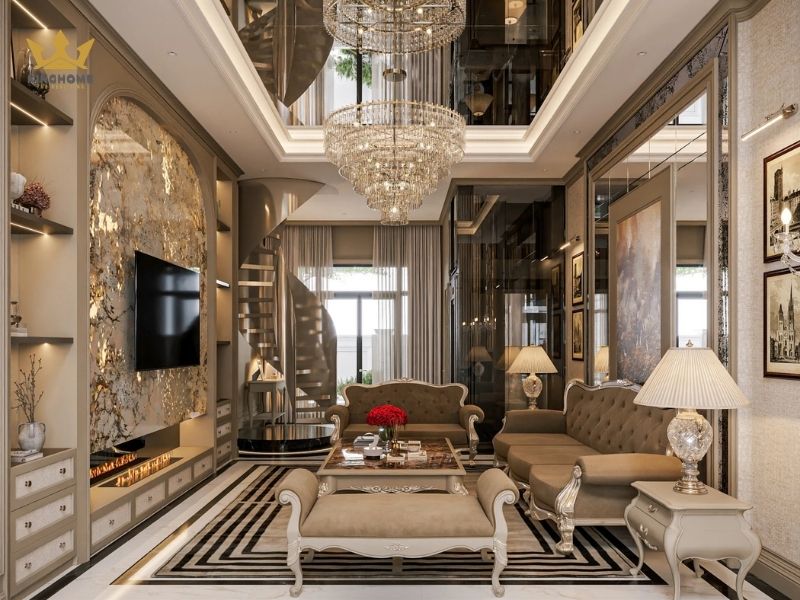 Thiết kế nội thất Modern Luxury sang trọng và đẳng cấp