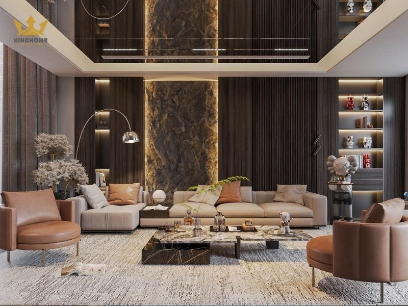 Thiết kế đơn giản cho phòng khách 