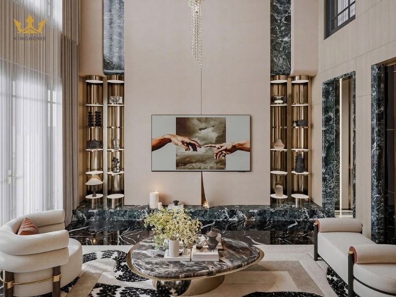 Nội thất biệt thự nghỉ dưỡng phong cách Modern Luxury 