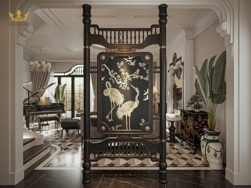 Trang trí với các họa tiết đặc trưng của phong cách Indochine