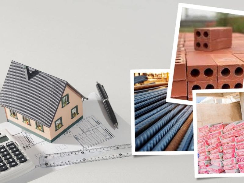Giá xây còn phụ thuộc vào gia vật tư mỗi thời điểm