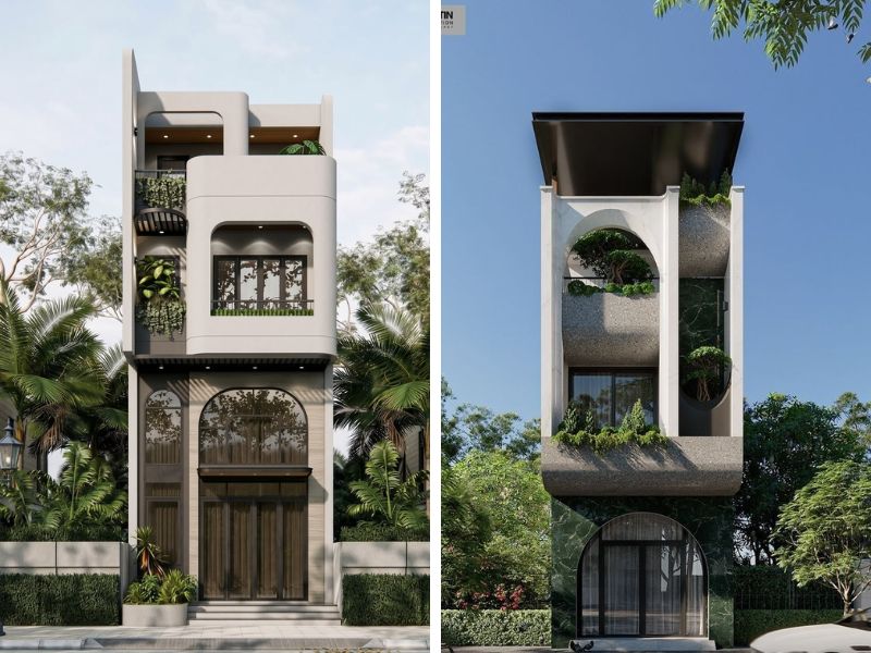 Mẫu nhà phố luxury tối giản