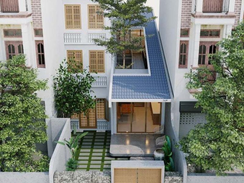 Mẫu sân vườn cho nhà phố kiểu Nhật