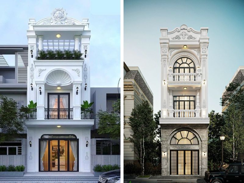 Nhà phố luxury tân cổ điển