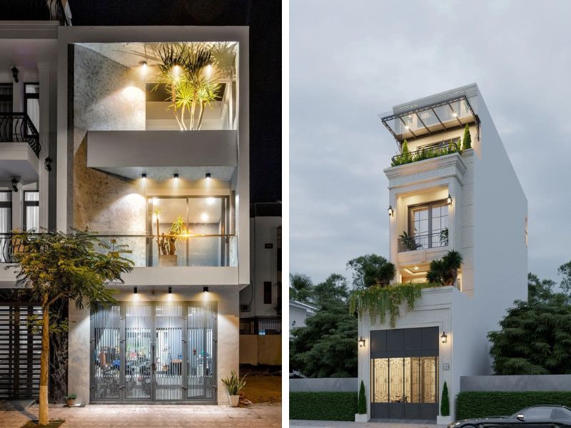 Thiết kế cửa kính lớn cho nhà phố