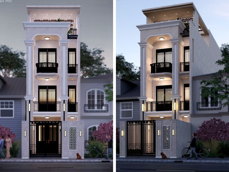 Thiết kế nhà luxury thể hiện đẳng cấp gia chủ