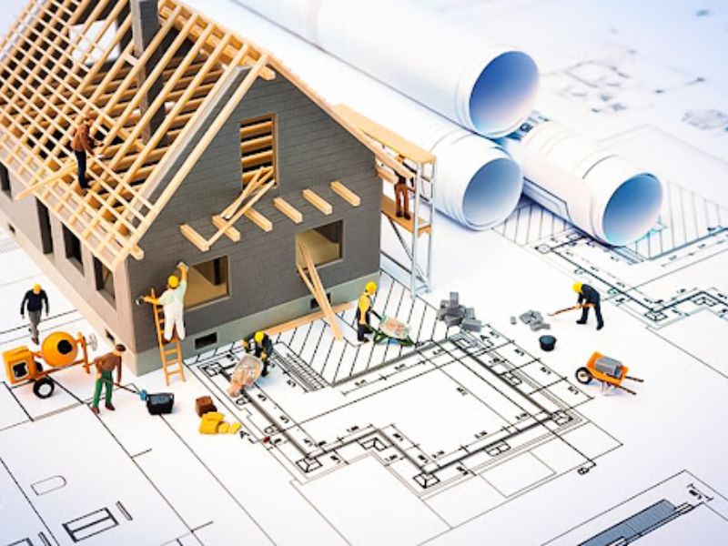 Xây thô được coi là phần khung của ngôi nhà