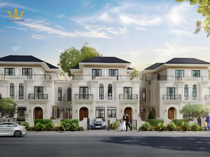Thiết kế và hoàn thiện nhà liền kề Vinhomes Cổ Loa