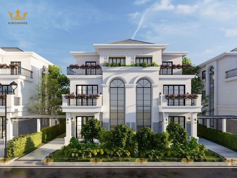 Biệt thự song lập thể hiện cá tính và đẳng cấp của gia chủ