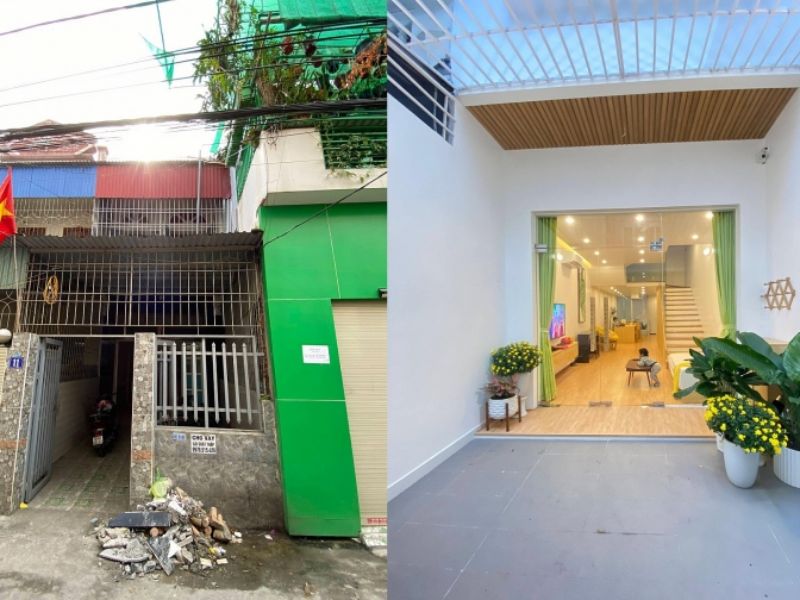 Đối với các nhà trong ngõ nên lựa chọn giải pháp cải tạo nhà